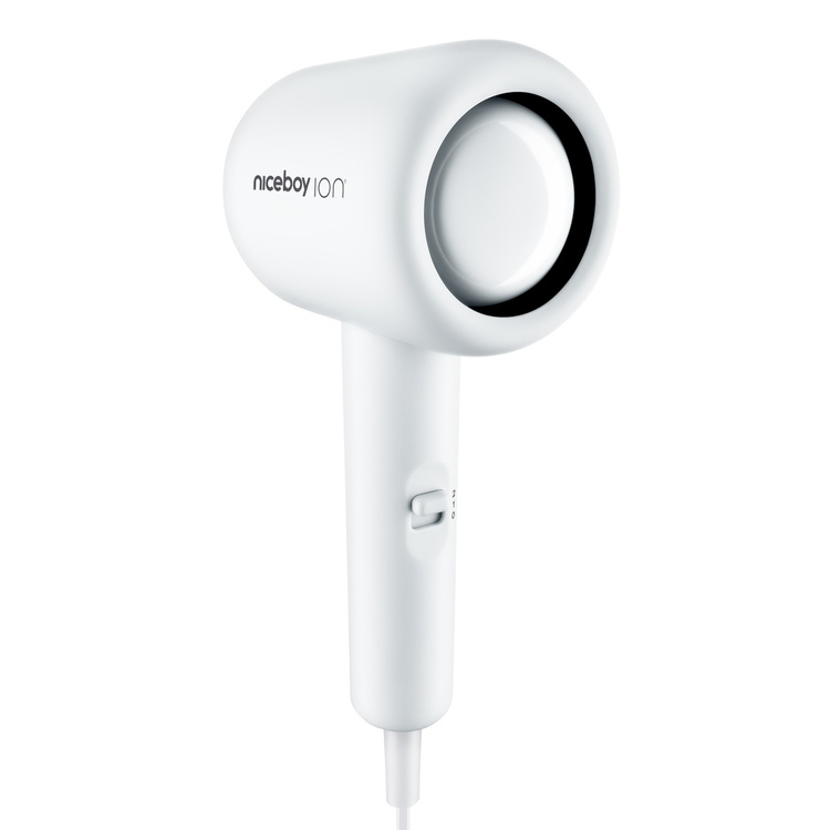 Suszarka do włosów Niceboy ION AirSonic POP white Biała1400 W 1,7 m Lekka