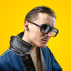 Niceboy Słuchawki Douszne Beans 4 Onyx Black Czarne USB-C IPX4 kodek AAC