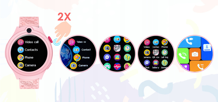 Smartwatch Dla Dzieci Bemi Moki Fioletowy /OUTLET