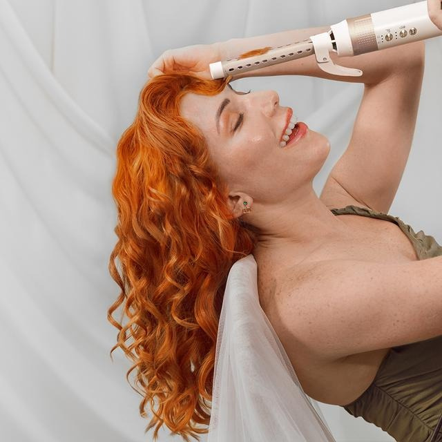 Cecotec Bamba CeramicCare 14in1 AirGlam Champagne Wielofunkcyjna lokówka do włosów