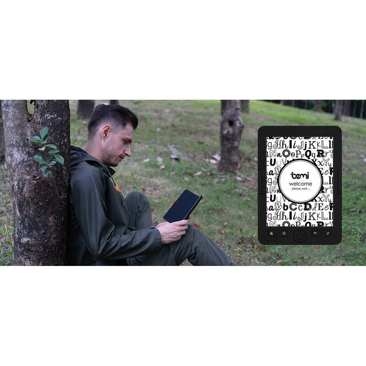 Czytnik do e-booków BEMI Cognita+ Szary 4GB 6 Cali 1900mAh E-INK Carta/OUTLET