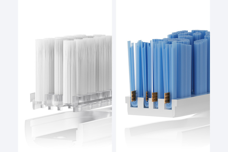 Laifen Główki Końcówki GUM CARE Transparent TPU Do Szczoteczki Wave 6 szt.