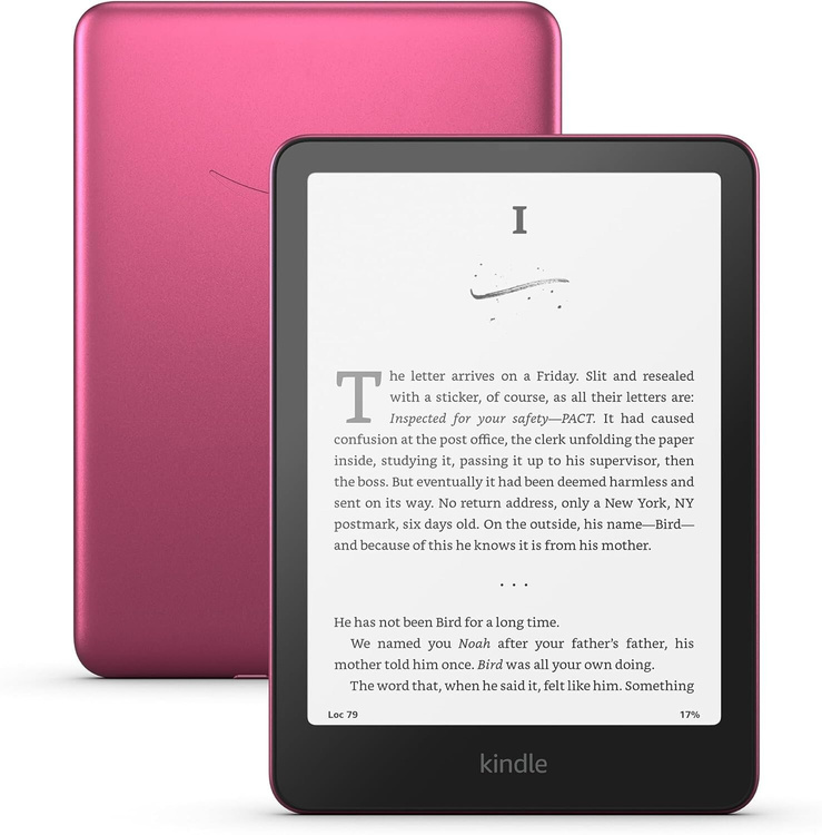 Czytnik e-booków Amazon Kindle Paperwhite (12th Generation) Signature Edition 32GB 7" Różowy bez reklam