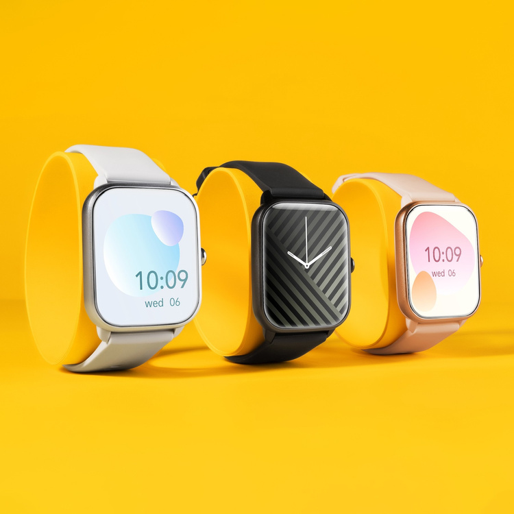 Niceboy Watch 3 Rose Gold Smartwatch Różowy 1,85 IP67 Metalowa obudowa