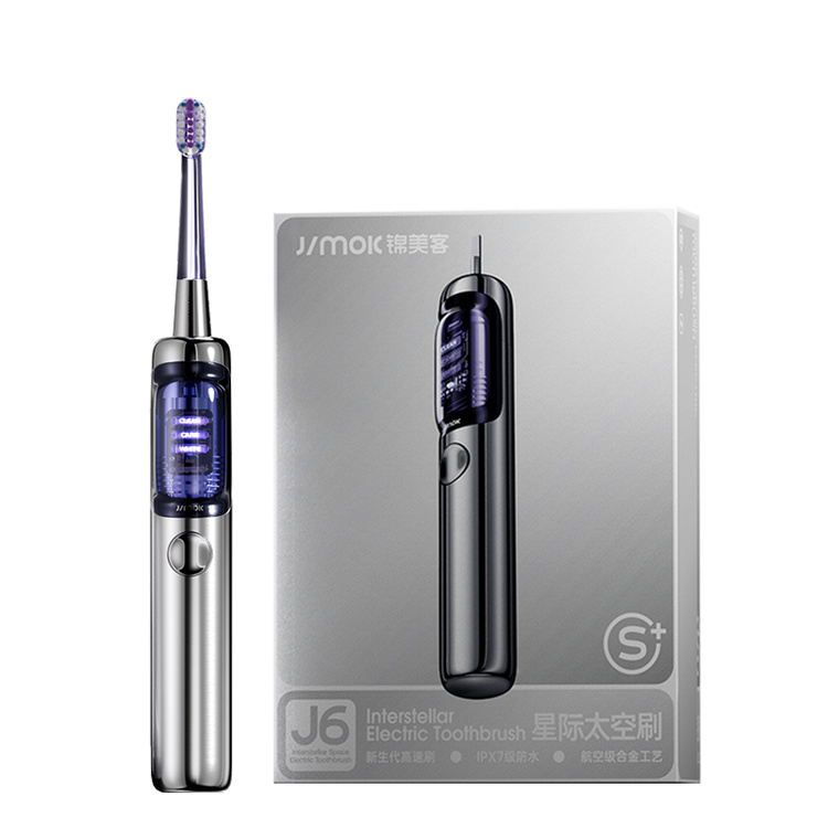 Jimok J6 Star Silver - Grey Szczoteczka Soniczna + 2 końcówki