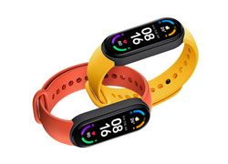 3 opaski Xiaomi Mi Smart Band 5 Strap 3-pack Niebieski Zółty Zielony TPU 