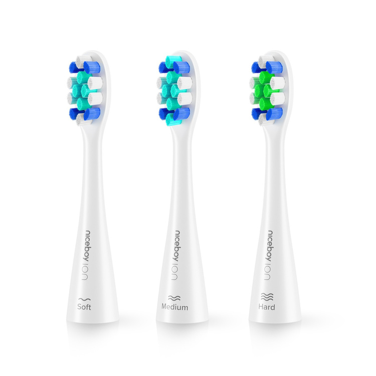 Niceboy ION Sonic-Lite Szczoteczka Soniczna 60000 drgań 3 końcówki IPX7 Biała