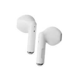 Niceboy Słuchawki Douszne Beans 4 Arctic White Białe USB-C IPX4 kodek AAC