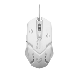 Vertux Mysz Gamingowa Przewodowa SENSEi Biała 3200dpi LED 6-przycisków