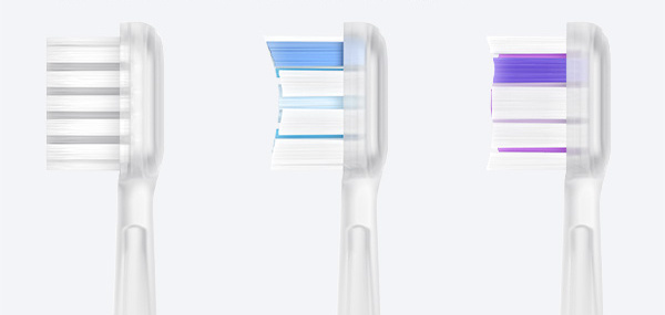 Laifen Główki Końcówki GUM CARE Transparent TPU Do Szczoteczki Wave 6 szt.