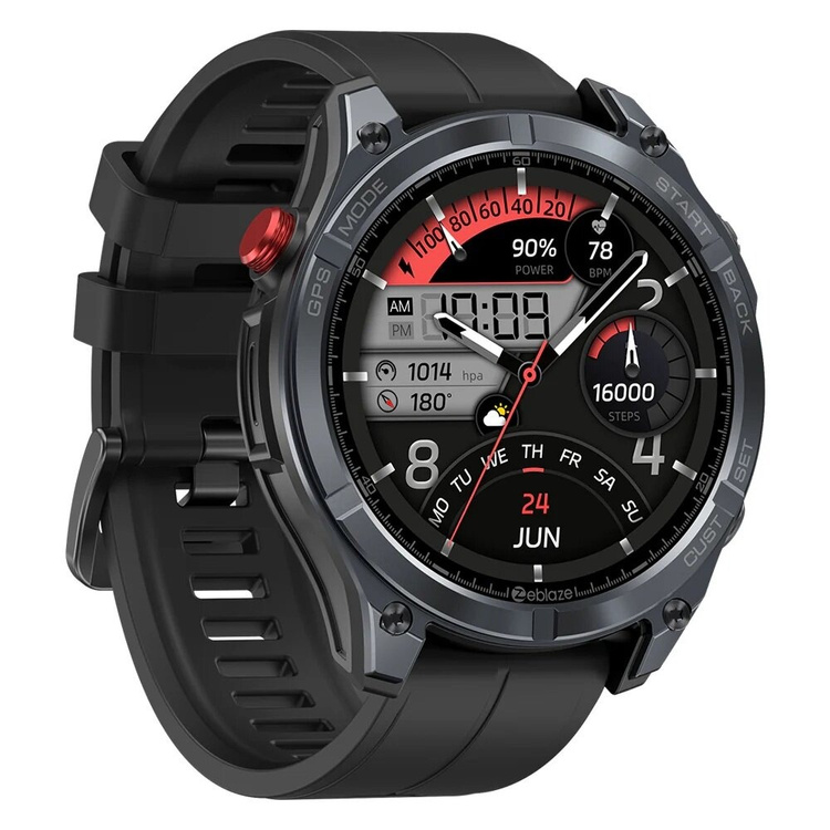 Zeblaze Smartwatch Stratos 4 Abyss Black Czarny