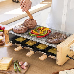 Grill elektryczny Raclette Cheese&Grill 8600 Wood AllStone Cecotec