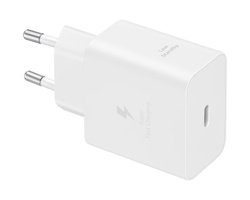 Ładowarka sieciowa Samsung T4511 PD 45W z kablem USB-C/USB-C 5A Biały EP-T4511XWEGEU