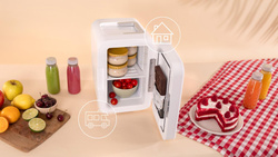 Cecotec Bolero MiniCooling 10L Bahamas Pat 3 Lodówka turystyczna Biały