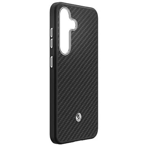 Etui Samsung Spigen Enzo Aramid Magnet Black-Silver do Galaxy S25+ Czarny GP-FPS936PGABW