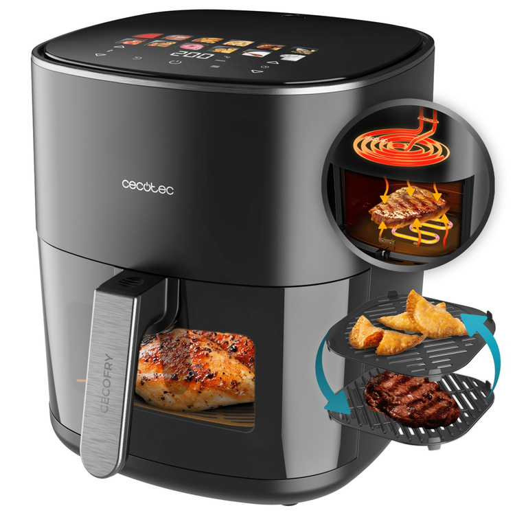 Cecotec Cecofry&Grill Duoheat 6500 Frytkownica bezolejowa