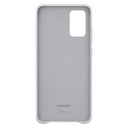 Etui Samsung Leather Cover Jasny Szary do Galaxy S20+ (EF-VG985LSEGEU)