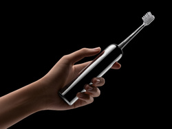 Laifen Szczoteczka do Zębów Soniczna Wave Stainless Steel Srebrna 3 Główki