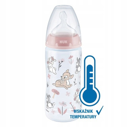 NUK butelka FC+ Disney BAMBI 300ml. smoczek 6-18m