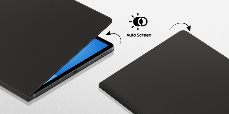 Etui Samsung Smart Book Cover Czarny do Galaxy Tab S10 FE+ i S10FE+ 5G Case