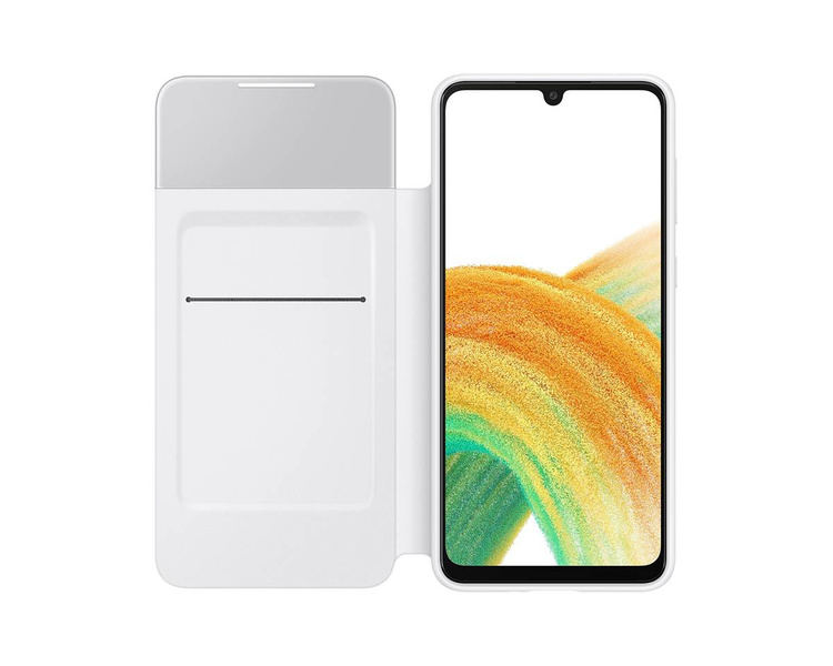 Etui Samsung Smart S View Wallet Cover Białe do Galaxy A33 5G (EF-EA336PWEGEE)