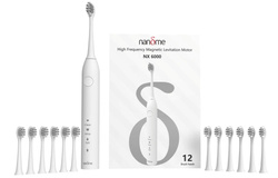 Nandme NX6000W12 Szczoteczka Soniczna Biała z 12 końcówkami