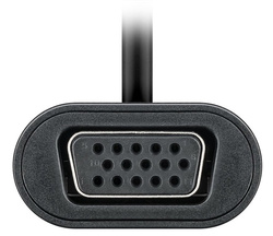 Adapter USB-C - VGA Goobay 0.2m Czarny