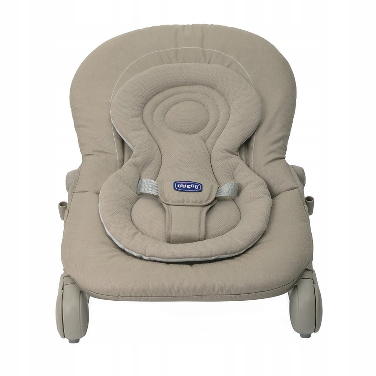 CHICCO Hoopla bujaczek leżaczek 0-18 kg + pałąk BEIGE RE-LUX