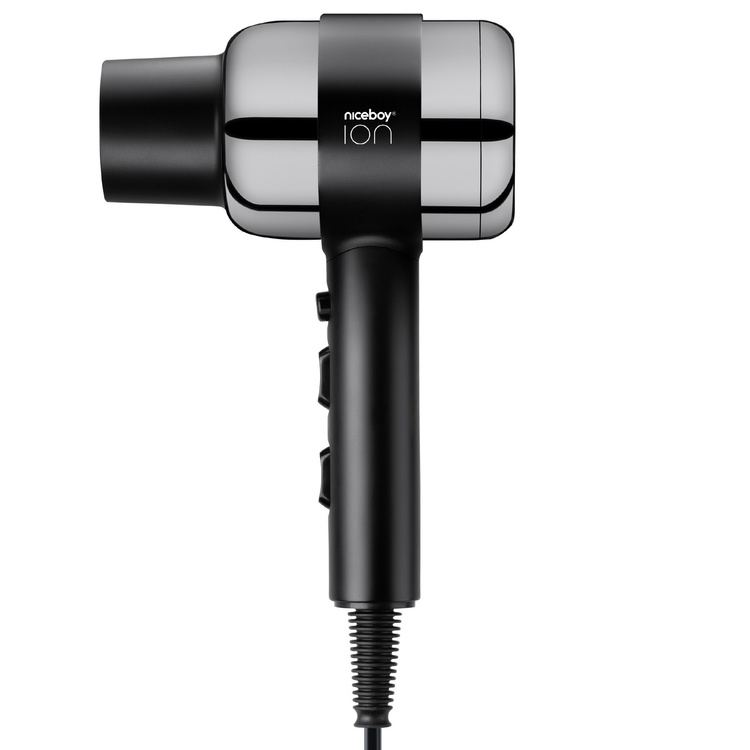 Suszarka do włosów Niceboy ION AirSonic PRO Czarna 2200W Koncentrator Dyfuzor
