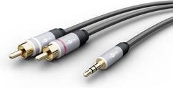 Kabel przejściowy Jack 3.5 mm - 2x RCA GOOBAY 1.5 m