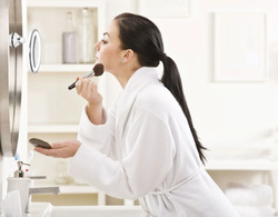 Lusterko kosmetyczne RIO-MMSU LED Powiększające z Przyssawkami Rio Beauty /OUTLET