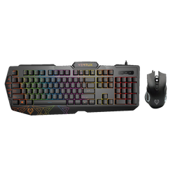 Vertux 26 anti-ghosting Zestaw Gamingowy Mysz Klawiatura VENDETTA 3200 DPI RGB LED 