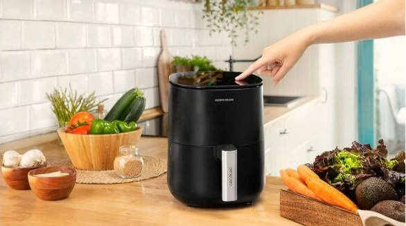 Frytkownica beztłuszczowa Cecotec Cecofry Deluxe Rapid Moon Air Fryer Czarna 2.5l /OUTLET