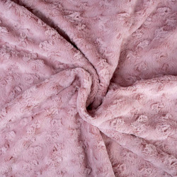 Narzuta na Łóżko Futrzana 200 x 220cm Smukee Home Dwustronna Różowa