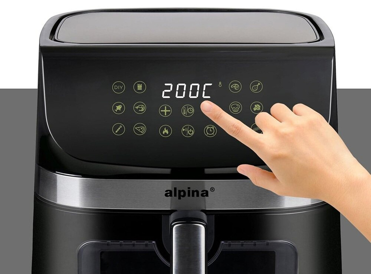 Air Fryer Frytkownica beztłuszczowa Alpina A9 1800W 9L