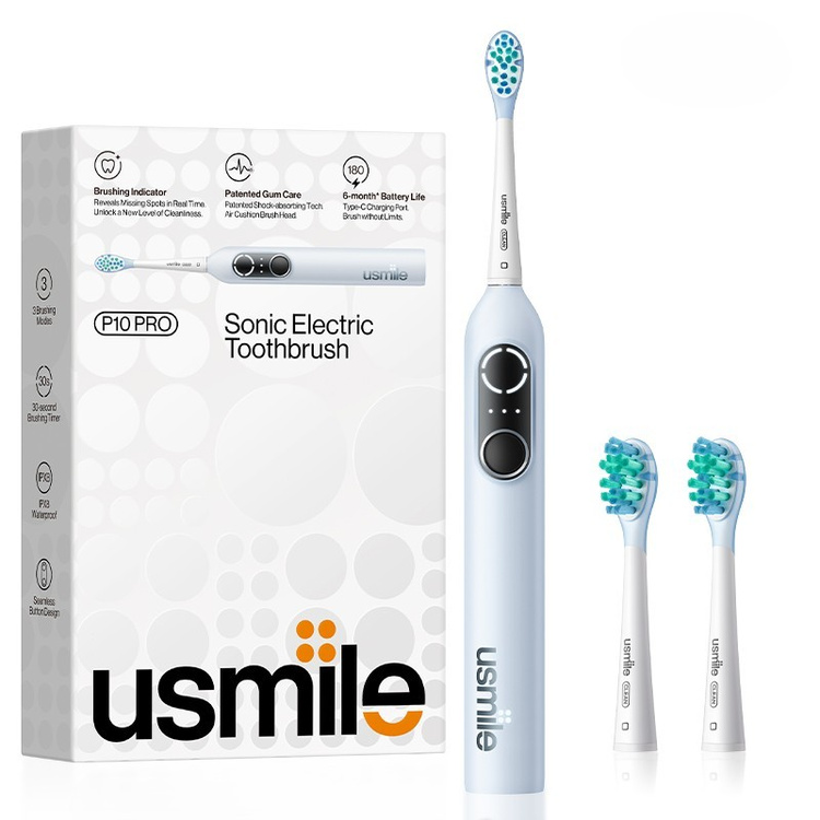 Usmile P10 PRO Blue Szczoteczka soniczna + 2 końcówki
