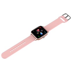 Smartwatch Bemi TER2 Sport Pomiar Tętno Sen Kroki 160mAh Bluetooth Różowy 