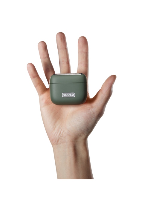 Yoose Mini 5 golarka, maszynka elektryczna męska, IPX7, USB-C, podróżna, zielona