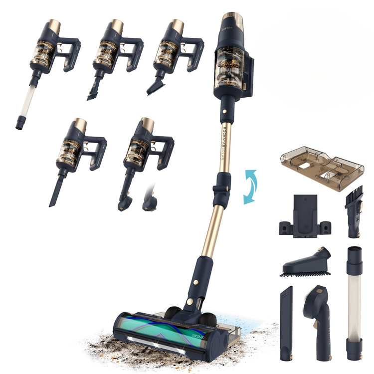 Cecotec Conga Rockstar 10500 Solar AquaPet Flex Odkurzacz pionowy