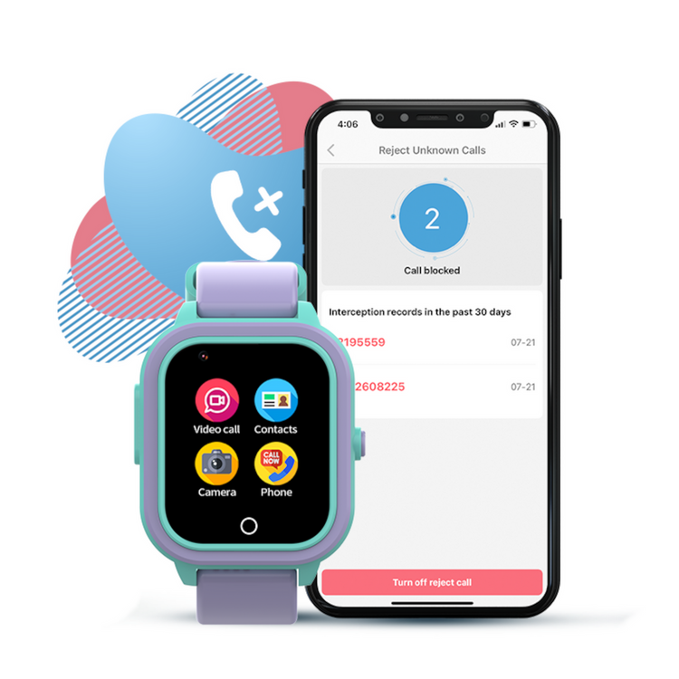 Bemi SmartWatch LINKI Purple /OUTLET