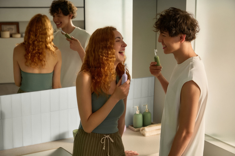 Laifen Soniczna Szczoteczka do Zębów Wave SE 2 Głowki Aplikacja USB-C Żółta