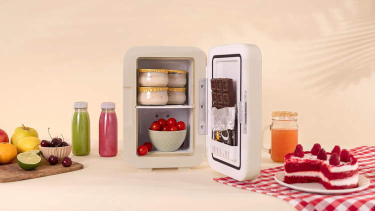 Cecotec Bolero MiniCooling 6L Bahamas Beige Lodówka turystyczna Beżowy