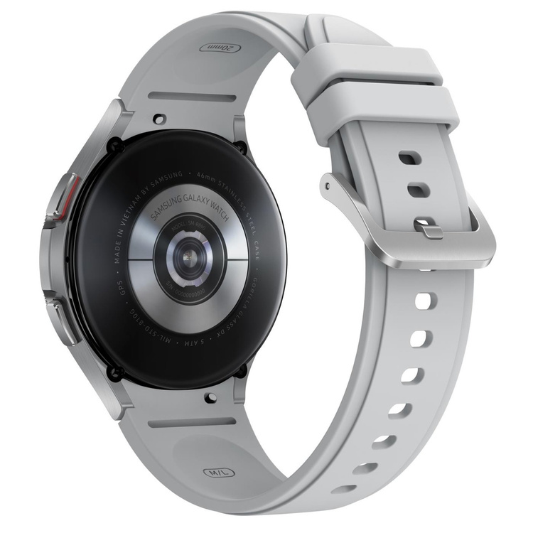 Smartwatch Galaxy Watch 4 Classic 46mm Srebny NFC GPS EKG AMOLED OUTLET