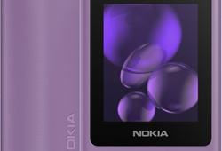 Telefon HMD Nokia 105 DualSim Fioletowy 1000 mAh do 18 dni USB-C IP52 Snake /OUTLET