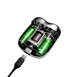 Yoose Mini 2.0 golarka, maszynka elektryczna męska, IPX7, USB-C, podróżna, zielona