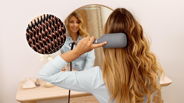 Cecotec InstantCare SquareBrush Szczotka do włosów elektryczna