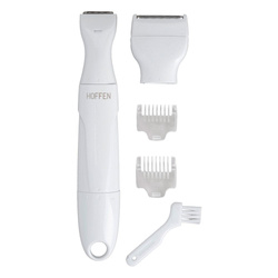 Trymer Damski HOFFEN Nasadki 3mm 6mm IPX5 Biały