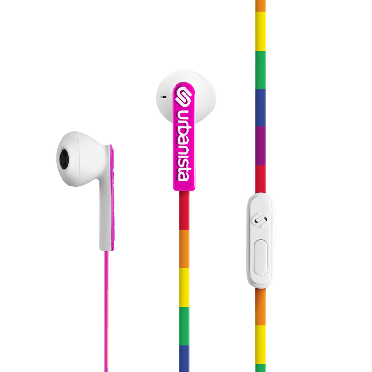 Urbanista - USB-C Słuchawki Przewodowe Douszne  - San Francisco Lucky Rainbow