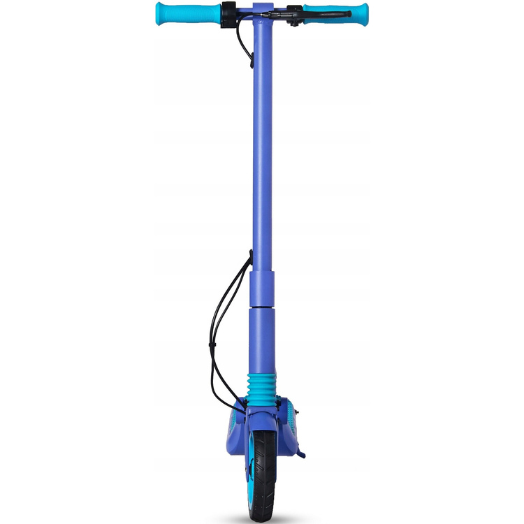 Niebieska Hulajnoga elektryczna RIDER Bulet 10km 200W 7" 6" Młodzież do 50 kg