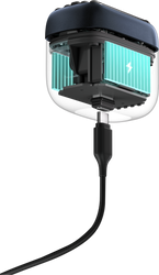 Yoose Mini 5 golarka, maszynka elektryczna męska, IPX7, USB-C, podróżna, niebieska